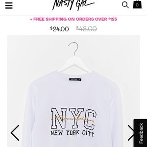 Graphic Sweatshirt New York City Nasty Gal